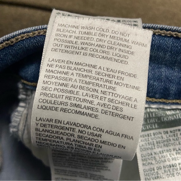Levi’s 505 Straight Leg Jeans Blue - Picture 8 of 16